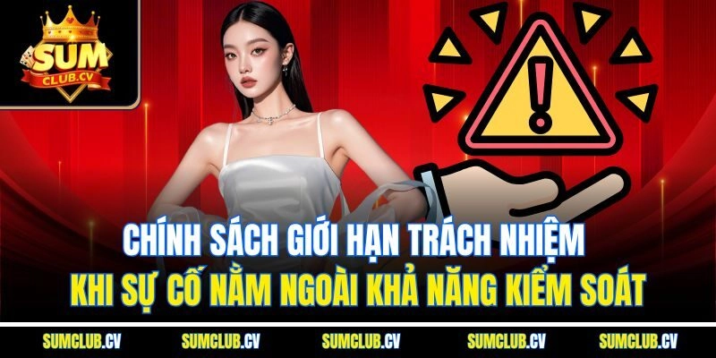 Chính sách giới hạn trách nhiệm khi sự cố nằm ngoài khả năng kiểm soát